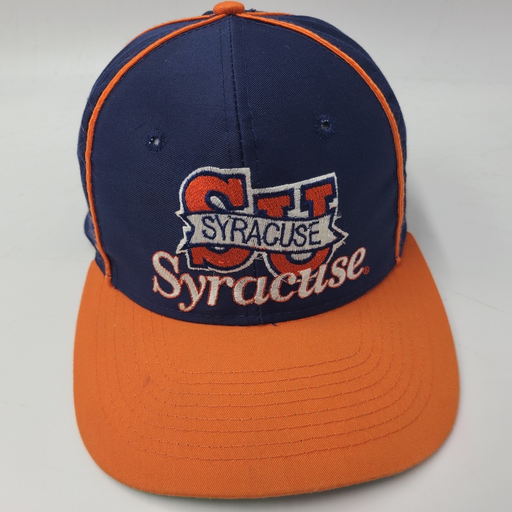Vintage Syracuse Hat Snapback‎ The Game (Fits Small) Blue Orange NCAA Logo Men